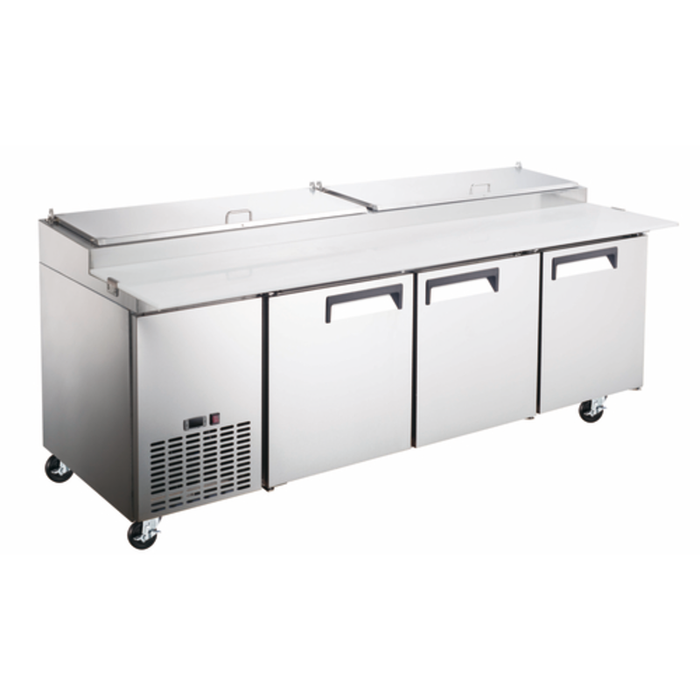 Grista GRPZ-3D 92" Refrigerated Pizza Prep Table, 3-Door