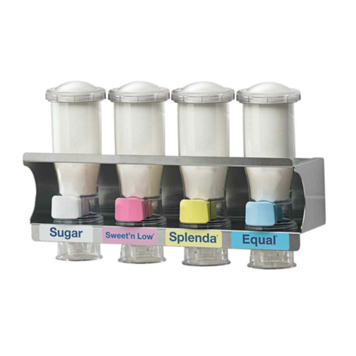 SERVER 80102 SweetStation™ Quad 14 oz. Dry Product Dispenser