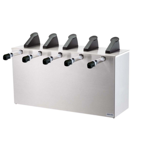 Server SE-5 07060 27.19" Quintuple Countertop Condiment Dispenser