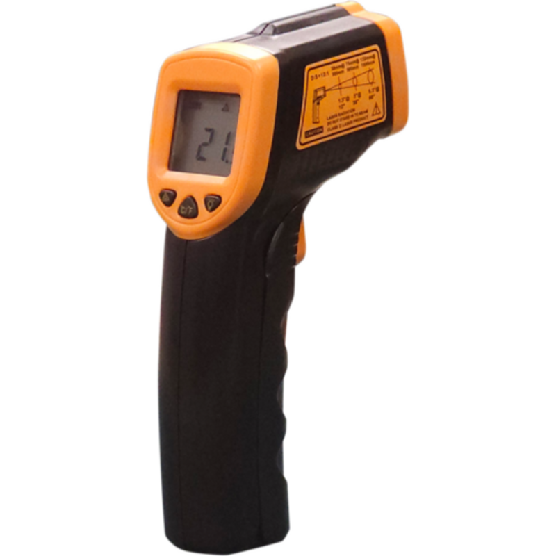 Omcan 47223 Professional Non-Contact Infrared Thermometer with Wide Temperature Range handheld infrared thermometer with digital display