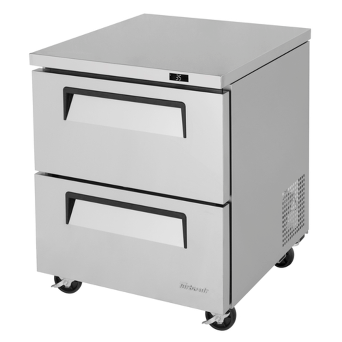 Réfrigérateur à tiroirs encastrable Turbo Air TUR-28SD-D2-N de 69,85 cm de large