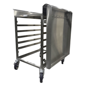 Winholt SS-CFR-2027-LC-OPT 23.5" x 27" Mobile Pan Rack Work Top