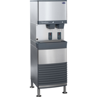 Follett 50FB414W-S 22.75" 50 lb. Freestanding Nugget Ice Dispenser