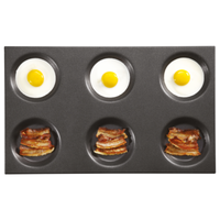 Lainox TF106 Bullseye Muffin Pan 12" x 20" 6-Cup