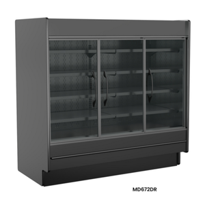 Structural Concepts MD672DR 74-1/4"W Fusion Self-Service Refrigerated Display Case