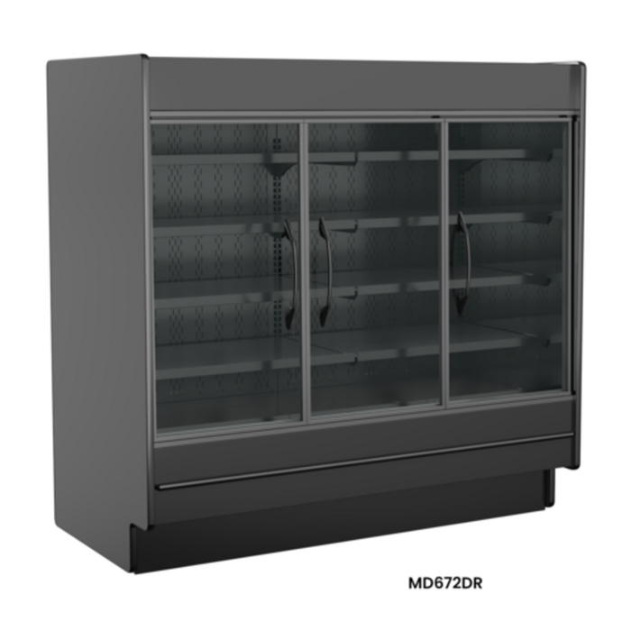 Structural Concepts MD672DR 74-1/4"W Fusion Self-Service Refrigerated Display Case