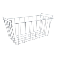 Omcan 63990 Additional Organizer Basket for Ice Cream Display Freezers, metal ice cream display basket for organizing frozen treats.