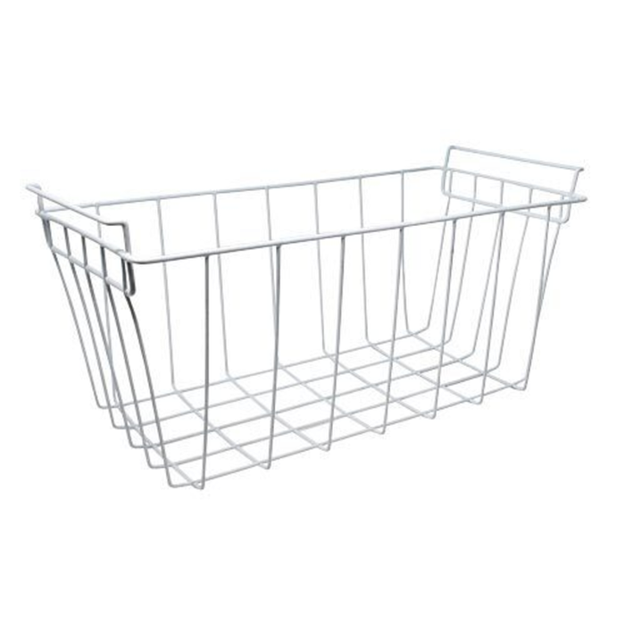 Omcan 63990 Additional Organizer Basket for Ice Cream Display Freezers, metal ice cream display basket for organizing frozen treats.