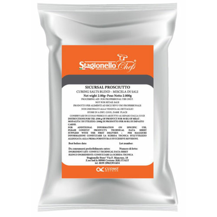 Mélange d’épices Omcan 47009 Mélange d’épices Omcan 47009 g de sels de salaise mélange sac d’assaisonnement pour transformation de viande, saucisses, burgers