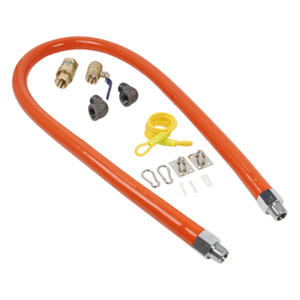 Omcan 47872 Commercial Gas Hose Kit 60" Long 3/4"