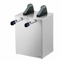 Server SE-2 07140 Express Twin Countertop Condiment Pump Dispenser