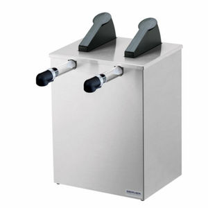 Server SE-2 07140 Express Twin Countertop Condiment Pump Dispenser