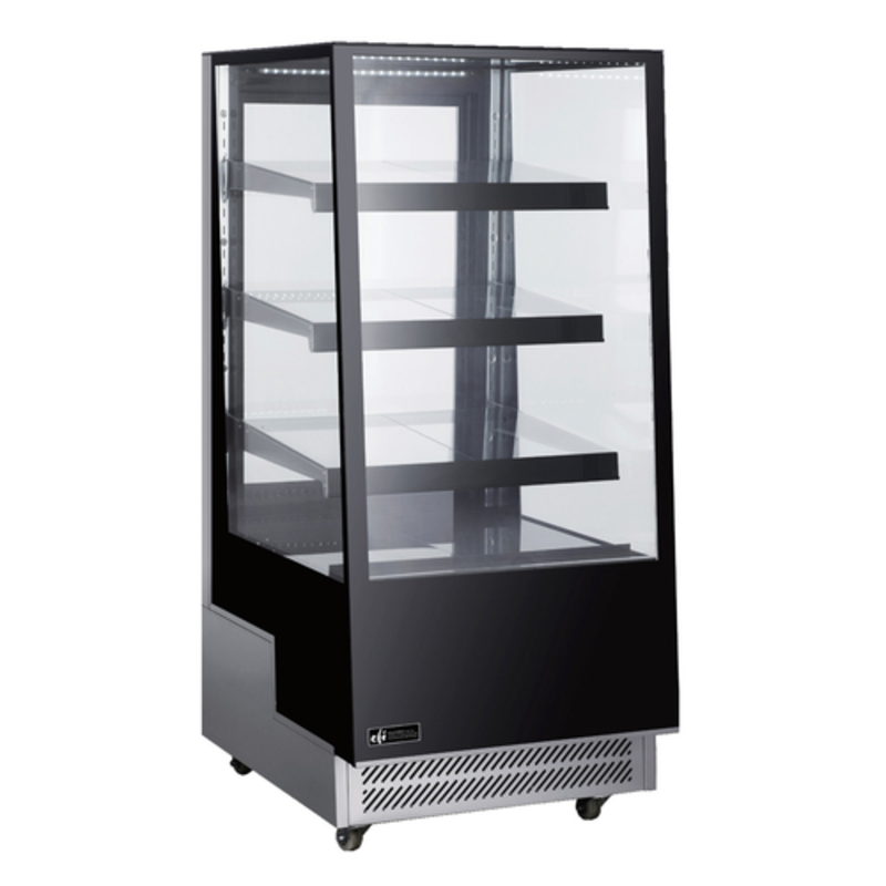EFI Sales CGSM-2657 25.6"W Refrigerated Bakery Display Case with Three Shelves and LED Lighting