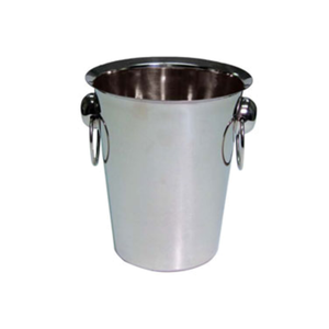 4 Qt Stainless Steel Wine Bucket Cooler With Mirror Finish And Easy-Grip Handles