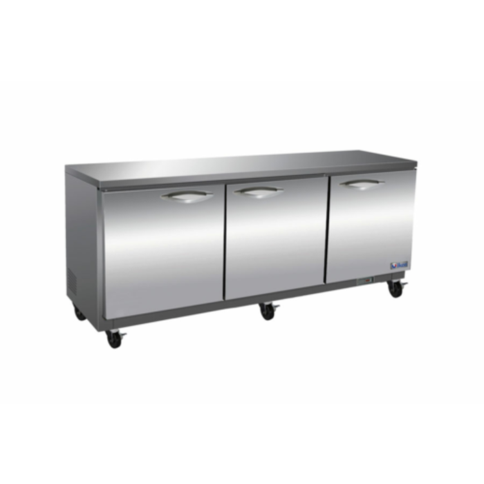 IKON IUC72F 71.7" Three-Section Undercounter Reach-In Freezer 18 cu. ft.