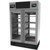OMCAN 45376 58-Inch Combo Meat Curing And Aging Cabinet With Digital Controls And Clear Shelving
