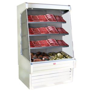 Howard McCray SC-OM30E-6-LED 75-Inch Self-Contained Open Meat Merchandiser