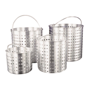 Hyperion3 H3-SB11 12 Qt. Aluminum Perforated Steamer Basket