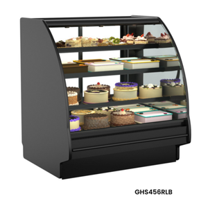 Structural Concepts GHS656RLB 75-3/8"W Fusion Refrigerated Service Display Case