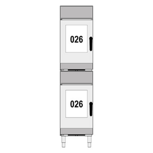 Lainox KCOE026 Stacking Kit - 75.2" H for (2) 6x2/3 GN Ovens