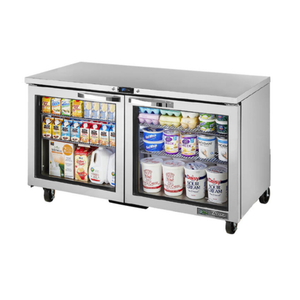 Réfrigérateur encastrable à portes vitrées True TUC-60G-HC Hydrocarbon 60 3/8 pouces