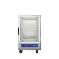 CookRite ATHC-9ES 25"W Mobile Heated Holding Cabinet 9 Pan