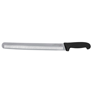 Omcan 18620 Slicing Knife, 14-Inch Straight Granton Edge Blade