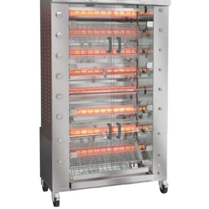 Rotisol 1160.8PIG 45.13" Gas Infrared Rotisserie Oven 32-40 Chickens