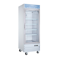 Omcan 50030 31" Reach-In Glass Door Freezer Merchandiser 23 cu. ft.