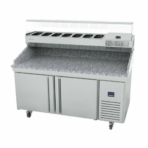 Infrico IRT-MR67GTCOMBO 69" Two-Section Granite Top Pizza Prep Table