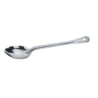 Omcan 80710 Solid Bain Marie Serving Spoon 13-Inch Stainless Steel commercial one-piece serving spoon