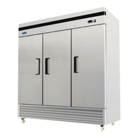 Atosa MBF8504GR 81.9-Inch Three-Section Reach-In Freezer