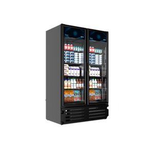 Imbera VRD37 47-1/8"W Two-Door Glass Merchandiser Refrigerator