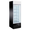 29 Inch Glass Door Merchandiser Refrigerator With Black Exterior And Clear Glass Door For Beverage Display