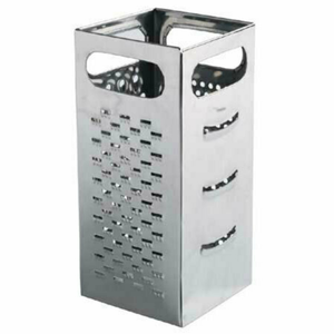 Omcan 80737 Stainless Steel Four-Sided Commercial Kitchen Box Grater