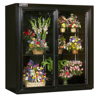 Powers FR70SD 70"W Two-Section Floral Merchandiser Cooler