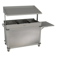 Cadco CBC-GG-B3 74.5" x 30" MobileServ® Grab & Go Cart