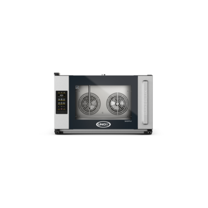 Unox XAFR04FSEMRVDR Electric Convection Oven 4 Pan Capacity For Commercial Kitchen Use