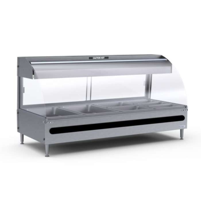 Resfab GM-4PN 54 5/8"W Countertop Heated Deli Display Case