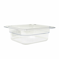 Omcan 80046 1/6 Size 6-15/16" x 6-3/8" Polycarbonate Food Pan