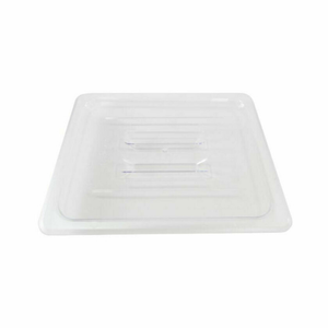 Couvercle plein transparent en polycarbonate demi-format Omcan 80025 pour bac gastro