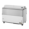 True TMC-58-DS-SS-HC 58-Inch Dual Sided Milk Cooler For Schools with stainless steel finish.