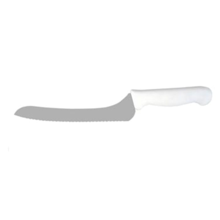 Admiral Craft CUT-9BAG/WH 9" Advantage Series Serrated Offset Bagel Knife