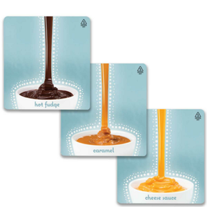 Server Magnetic Decal Set 6-13/16"W x 6-19/32"H for 81140 & 100066