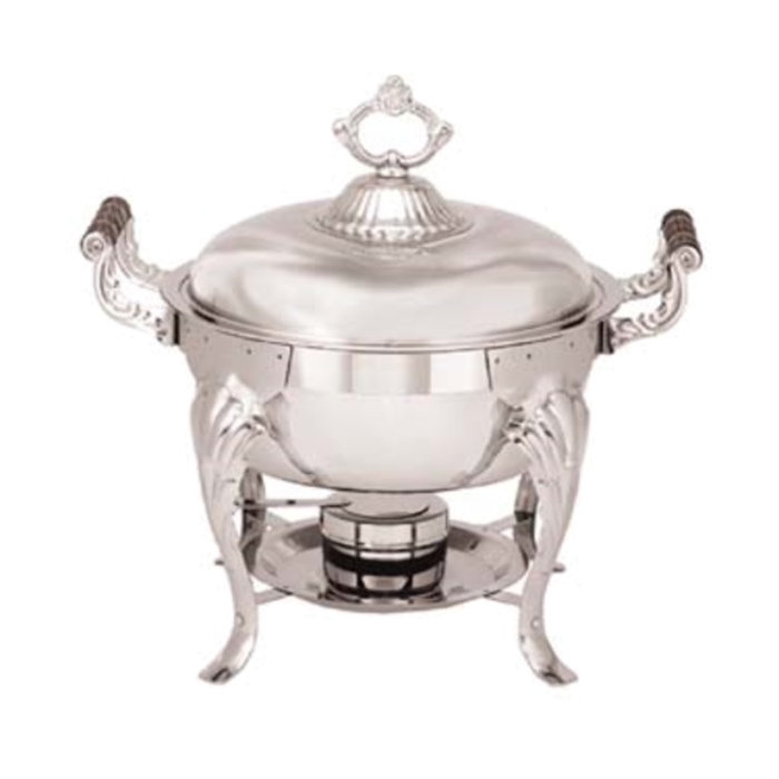 Sculptured Series CAM-5 Camelot Round 5 Quart Chafing Dish