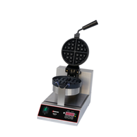 Omcan 40304 Single Belgian Waffle Baker 20 Waffles Per Hour
