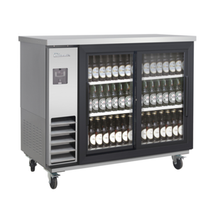 Blueair BLNBB-48SG-SL-HC 49-1/8" Refrigerated Narrow Depth Back Bar Cooler