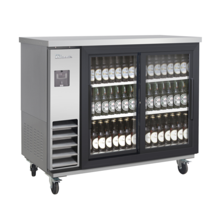 Blueair BLNBB-48SG-SL-HC 49-1/8" Refrigerated Narrow Depth Back Bar Cooler