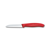 Victorinox 6.7401.C1 3-1/4" Sheep's Foot Paring Knife, Red