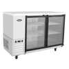 Atosa SBB48GGRAUS1 48" Shallow Depth Back Bar Cooler With Glass Doors And Shelves